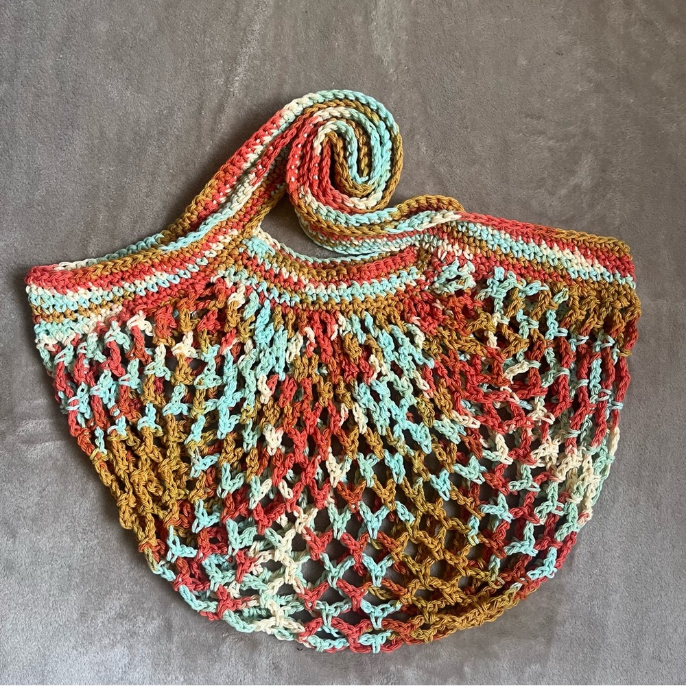 Handmade Mesh Market Bag